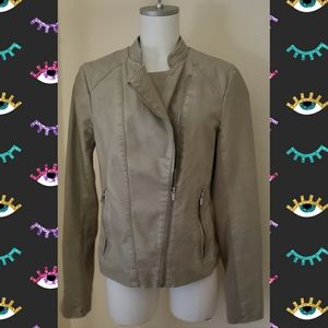 Express Faux Leather Jacket - Medium